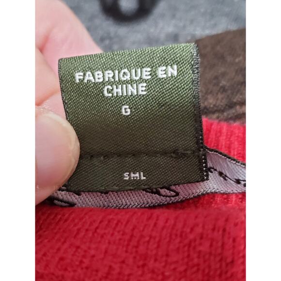 Eddie Bauer Christine Long Sleeve Womens Cardigan Sweater Red Size LG - Picture 5 of 12